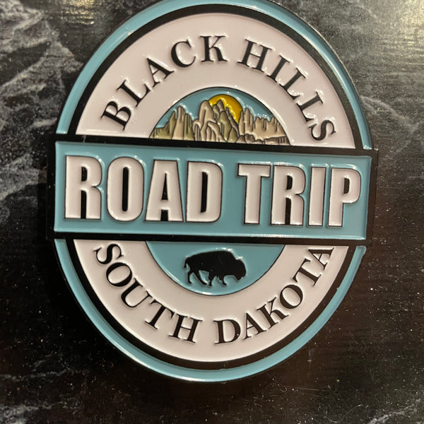 Black Hills Road Trip Magnet - Blue