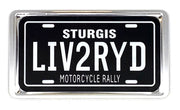 Sturgis LYV2RYD License Plate Magnet