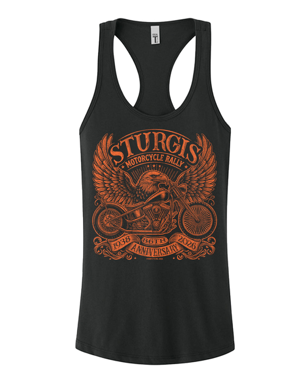 86th Ladies Eagle Wing Racerback Tank