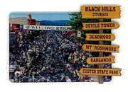 Main Street Sign Post Magnet