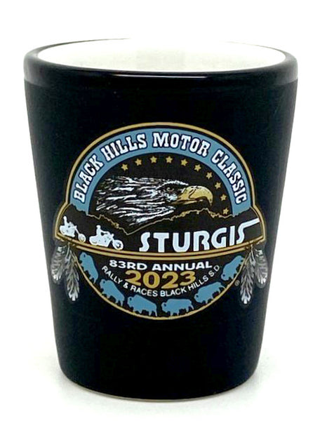 Sturgis Official Heritage Black/White Shot Glass - 2023