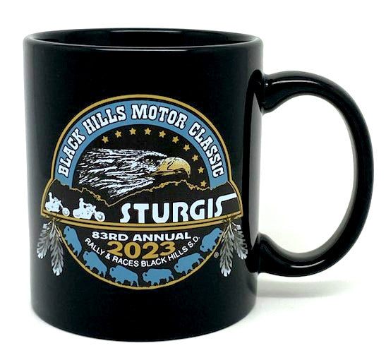 Sturgis Official Heritage Black C-Handle Mug - 2023