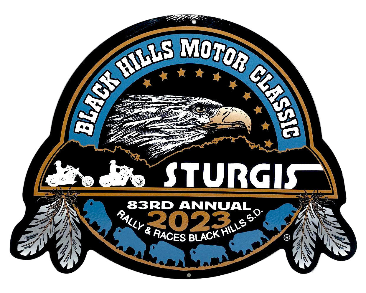 Sturgis Heritage Metal Sign - 2023