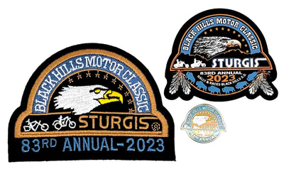 Sturgis Heritage Pin, Patch & Sticker Set - 2023