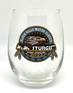 Sturgis Official Heritage Stemless Wine Glass - 2023