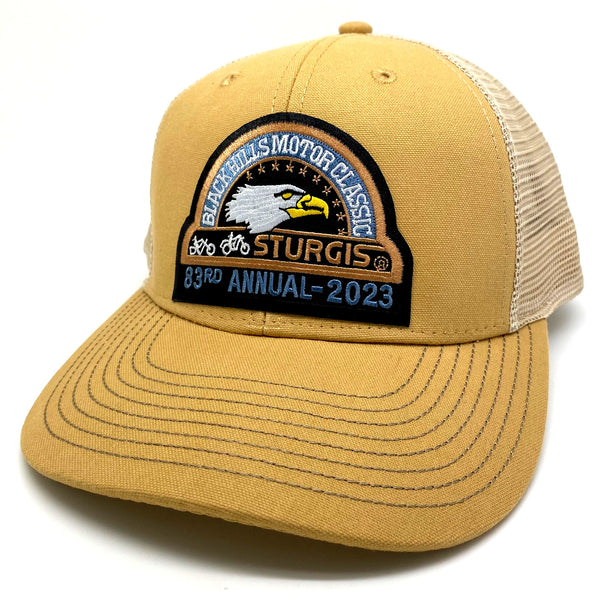 Sturgis Official Heritage Tan Mesh Cap - 2023