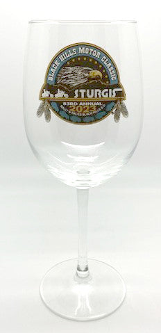 Sturgis Official Heritage Wine Glass - 2023