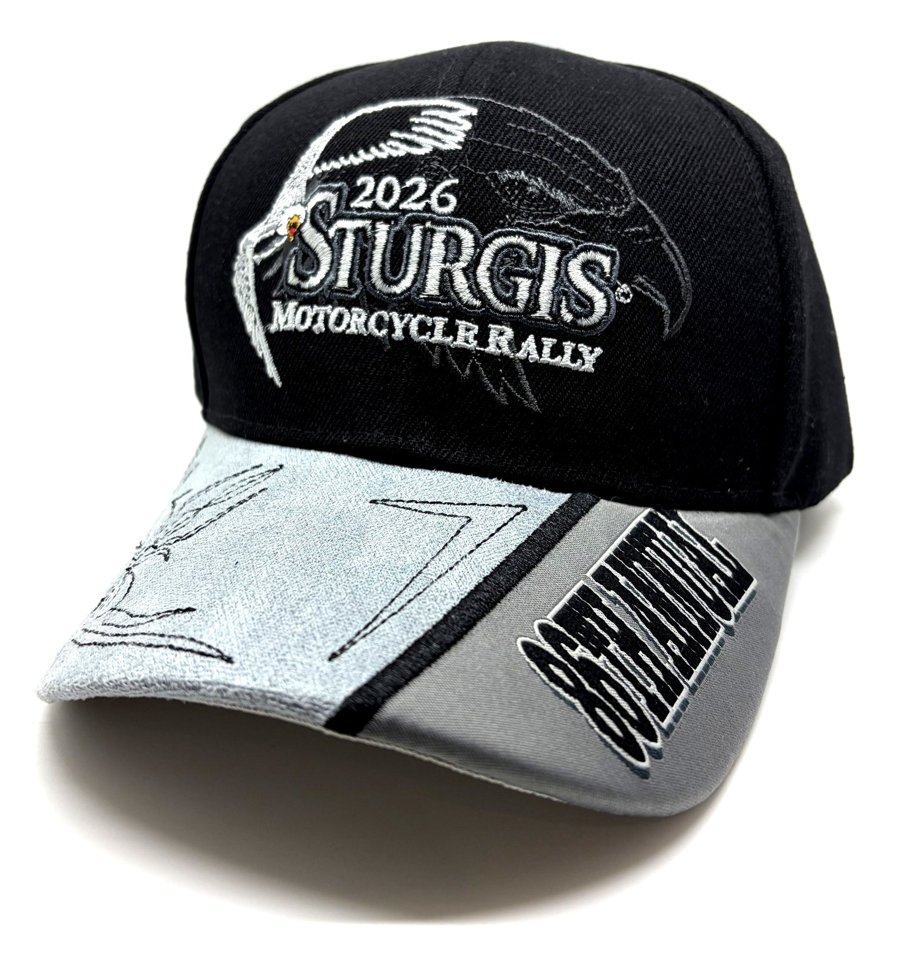 Sturgis POed Eagle Black Cap - 2026
