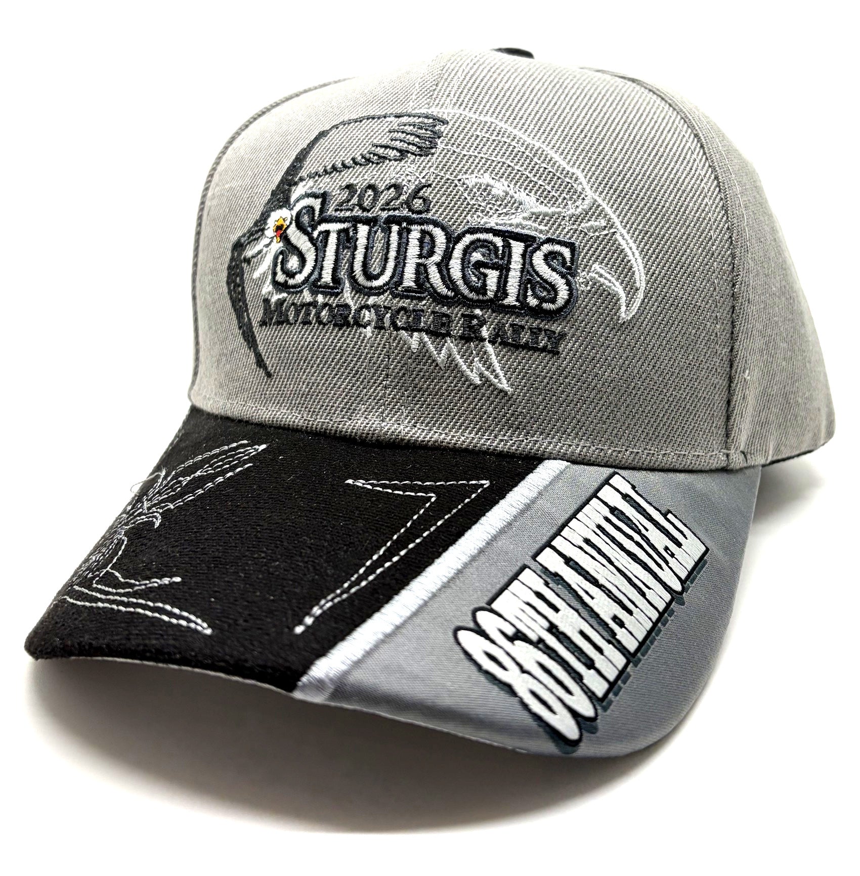 Sturgis POed Eagle Lt. Grey Cap - 2026
