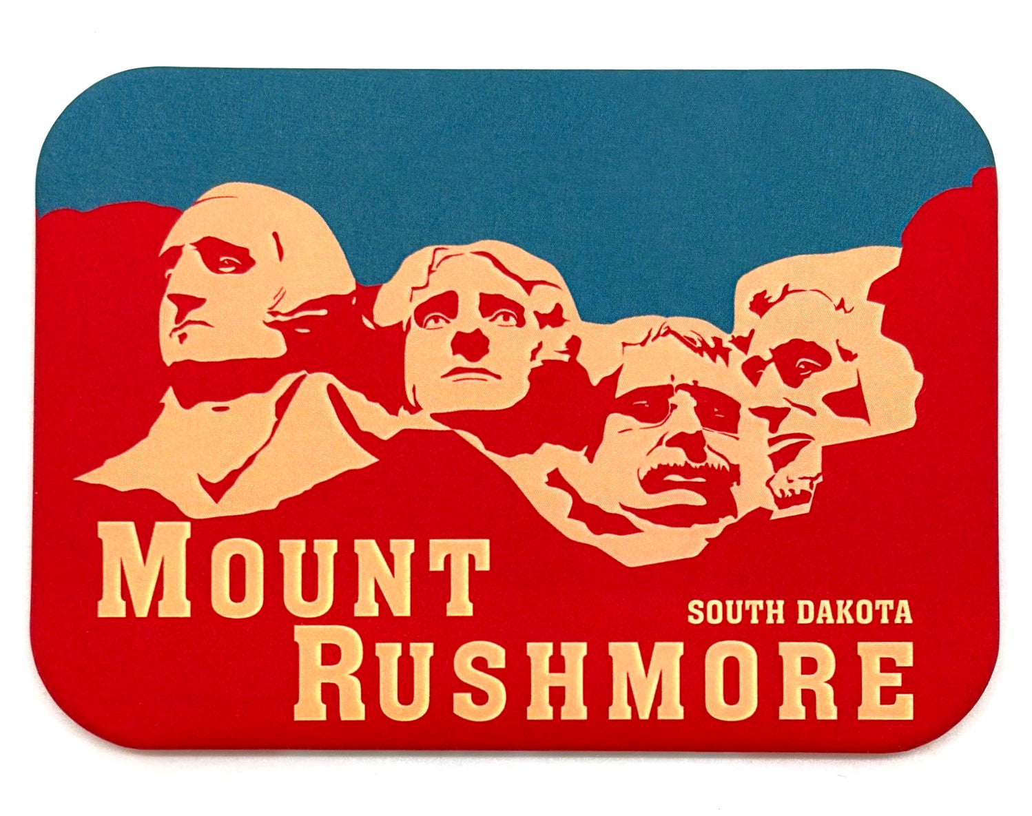 United States of America RWB Mt. Rushmore Magnet