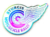 Sturgis Rainbow Plating Rally Magnet