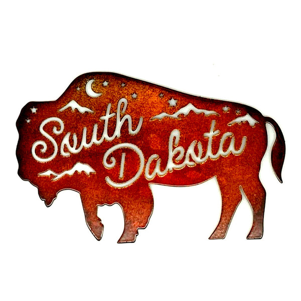 SD Buffalo Laser Cut Ornament