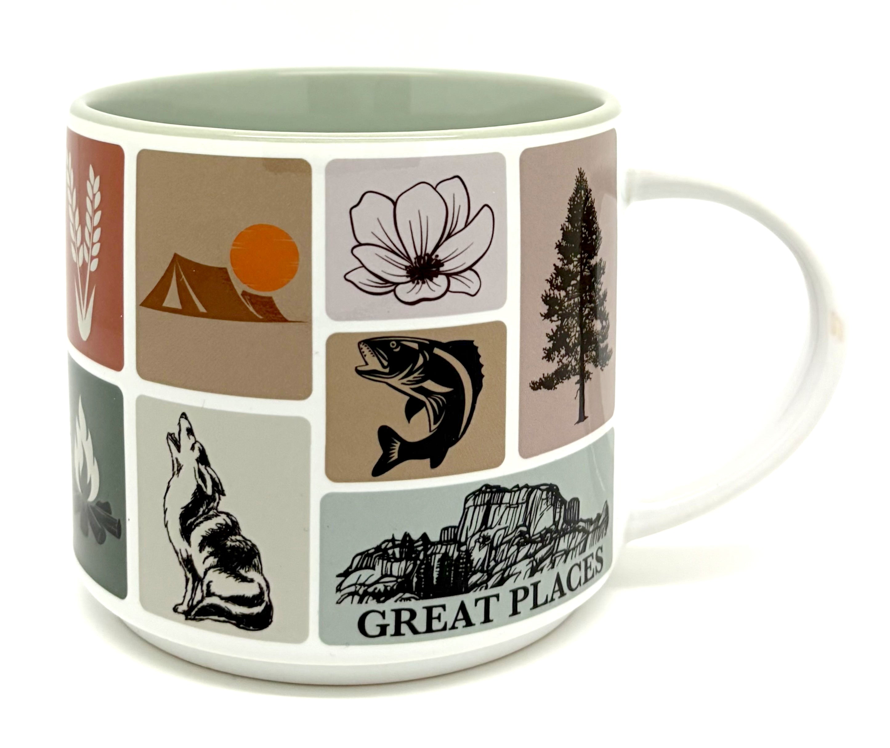 South Dakota Sticker Mug