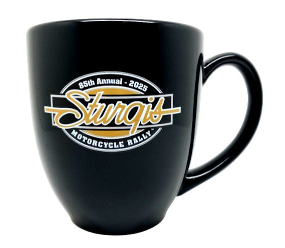 Sturgis Shield Black Bistro Mug - 2025