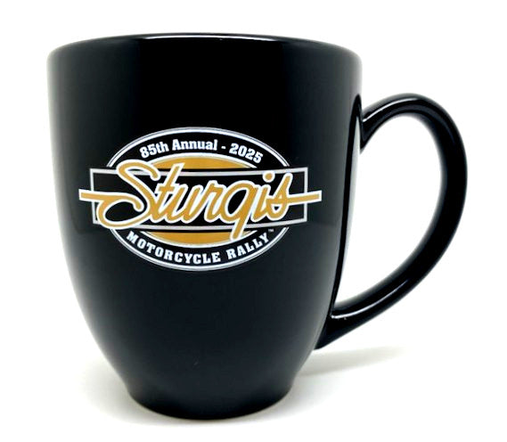 Sturgis Shield Black Bistro Mug - 2025