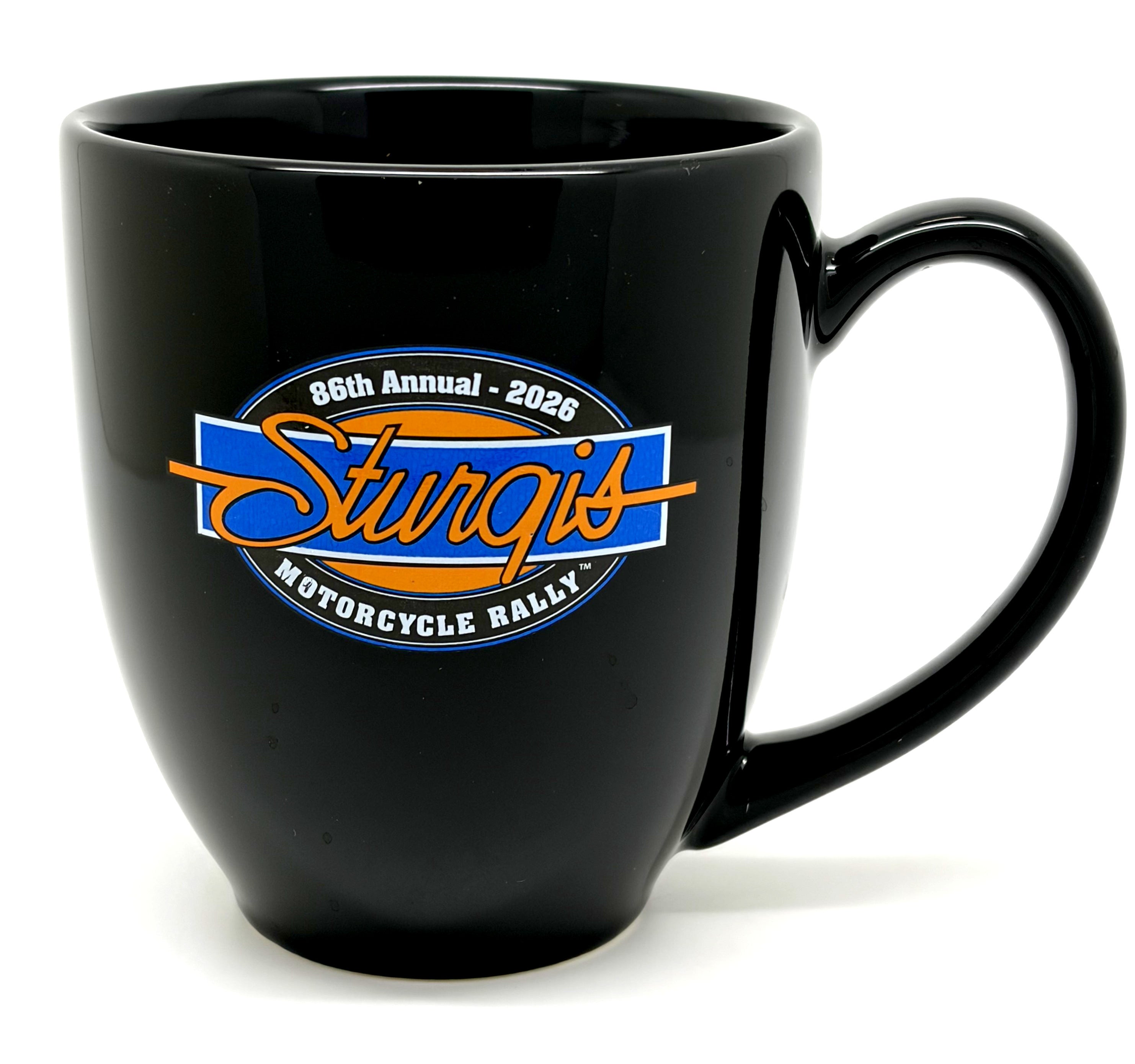 Sturgis Shield Black Bistro Mug - 2026