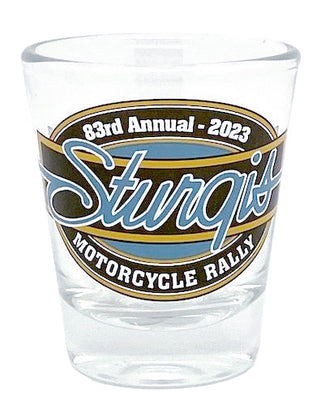 Sturgis Shield Shot Glass - 2023
