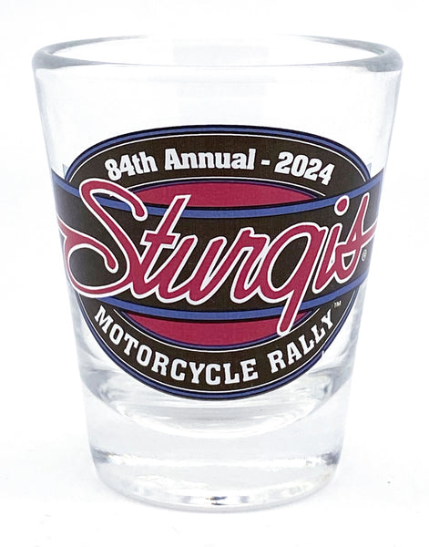 Sturgis Shield Shot Glass - 2024