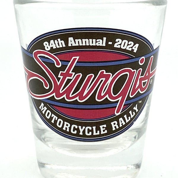 Sturgis Shield Shot Glass - 2024