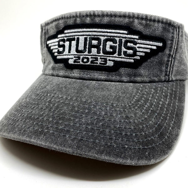 Sturgis Steel Wing Grey Visor - 2023
