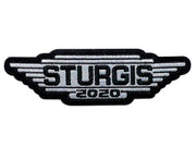Sturgis Steel Wing Patch - 2020 - Silver