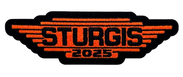 Sturgis Steel Wing Patch - 2025