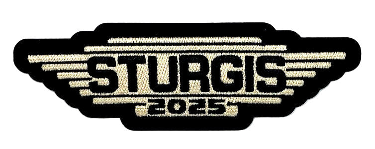 Sturgis Steel Wing Patch - 2025