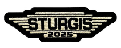 Sturgis Steel Wing Patch - 2025