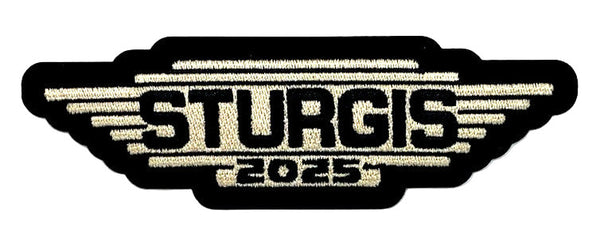 Sturgis Steel Wing Patch - 2025