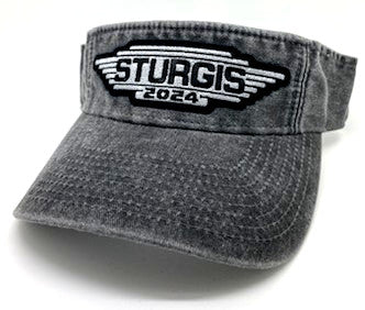 Sturgis Steel Wing Grey Visor - 2024