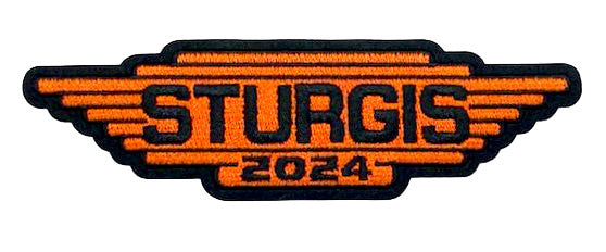Sturgis Steel Wing Patch - 2024
