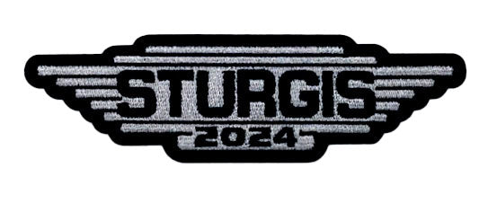 Sturgis Steel Wing Patch - 2024