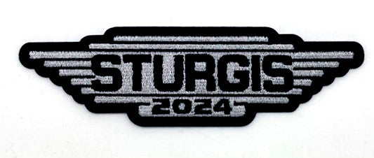 Sturgis Steel Wing Patch - 2024
