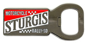 Sturgis Checkered Bottle Opener Magnet