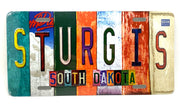 Sturgis Chopped License Plate