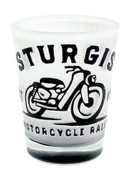 Sturgis Etched Shot Glass
