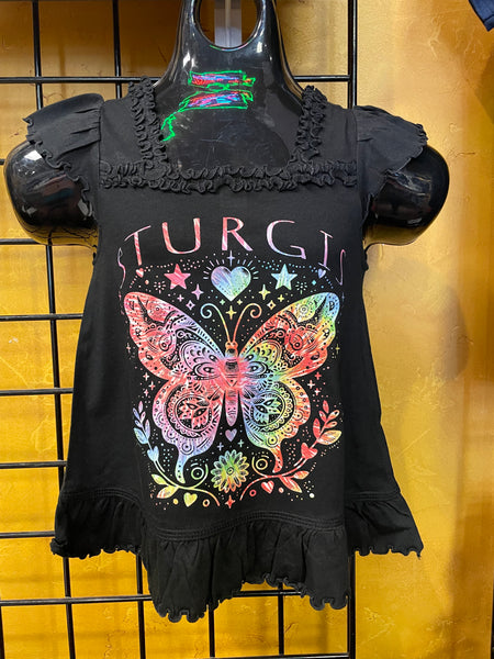 Sturgis Toddler Butterfly Flutter Tee