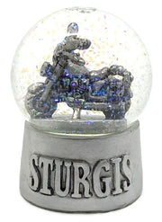 Sturgis Motorcycle Snow Globe .