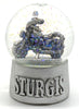 Sturgis Motorcycle Snow Globe .