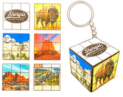 Sturgis Puzzle Cube Keychain