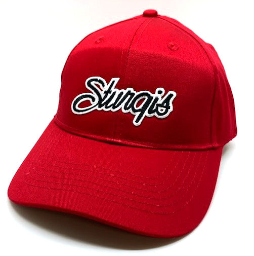 Sturgis Script Kids Cap - Red