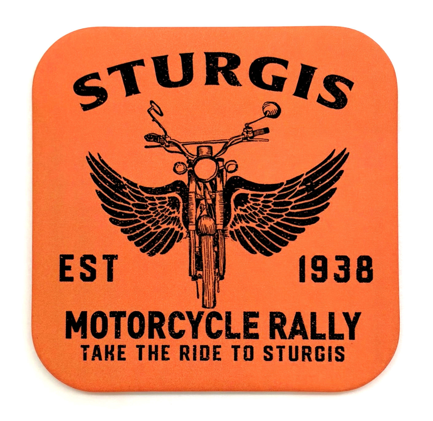 Sturgis Winged Motorcycle Magnet