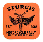 Sturgis Winged Motorcycle Magnet