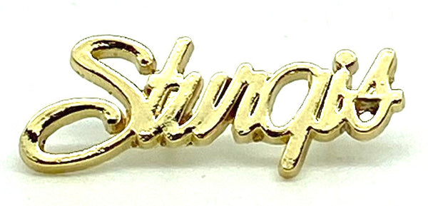Sturgis Script Pin