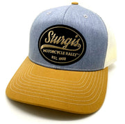 Sturgis Vintage Oval Grey Birch Trucker Cap