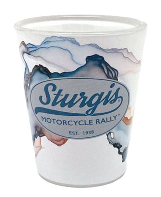 Sturgis Vintage Oval Smoke Shot Glass