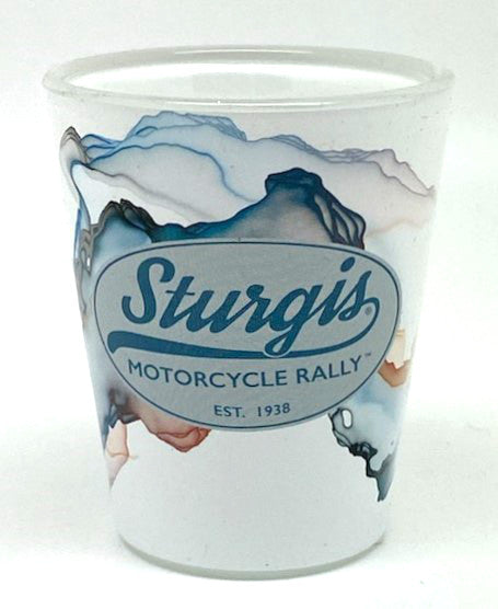 Sturgis Vintage Oval Smoke Shot Glass