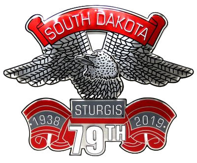 Eagle Wing Metal Sign - 2019