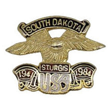 Sturgis Eagle Wing Pin - 1984