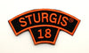 Sturgis Rocker Patch - 2018 (2-digit)